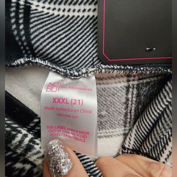 Lot of two Women's Christmas Leggings Junior Size XXXL 21 - Picture 6 of 10